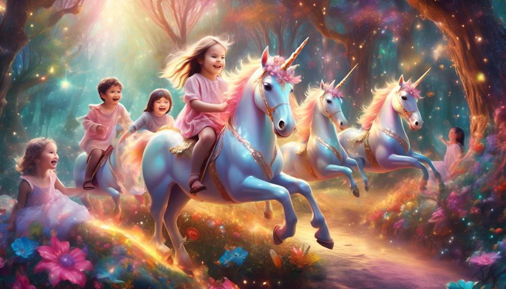 enchanting kids with unicorns