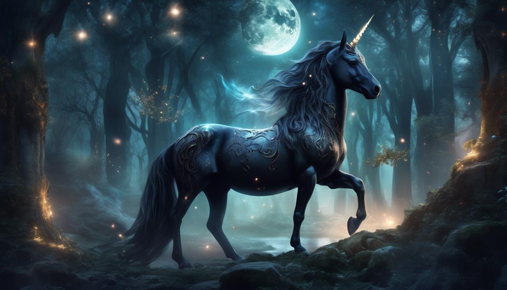 enigmatic black unicorn mythology