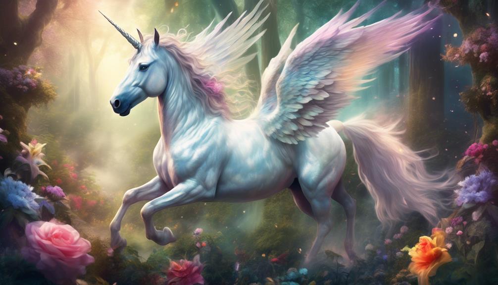 evolution of mythical winged unicorns