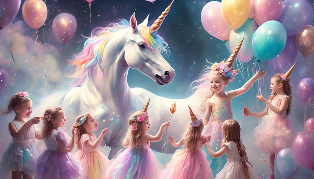 unicorn themed 3rd birthday party