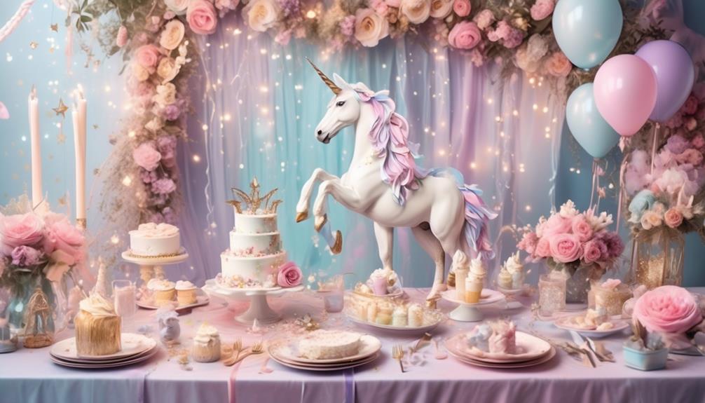 unicorn themed baby shower inspiration