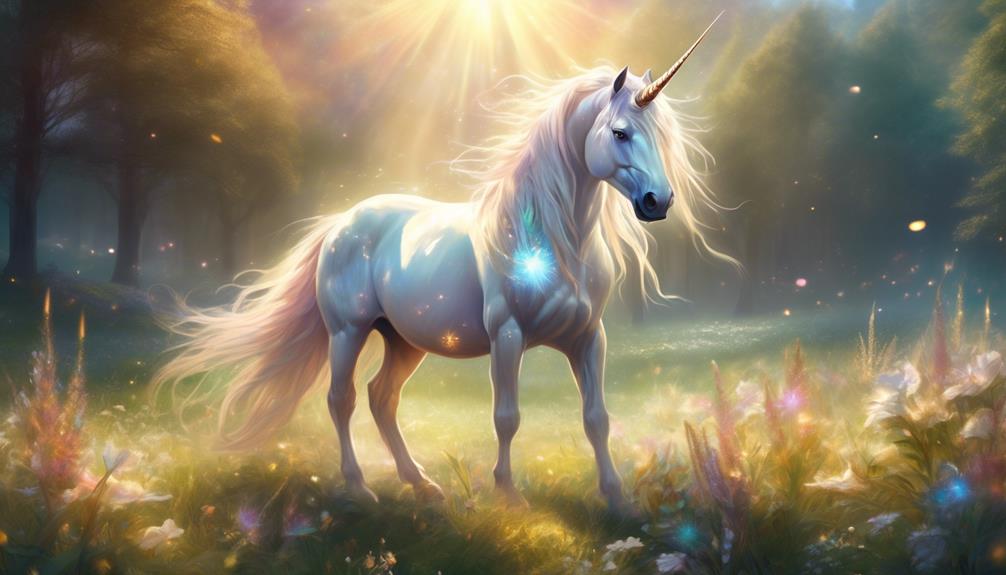 unicorns symbolize luck and wisdom