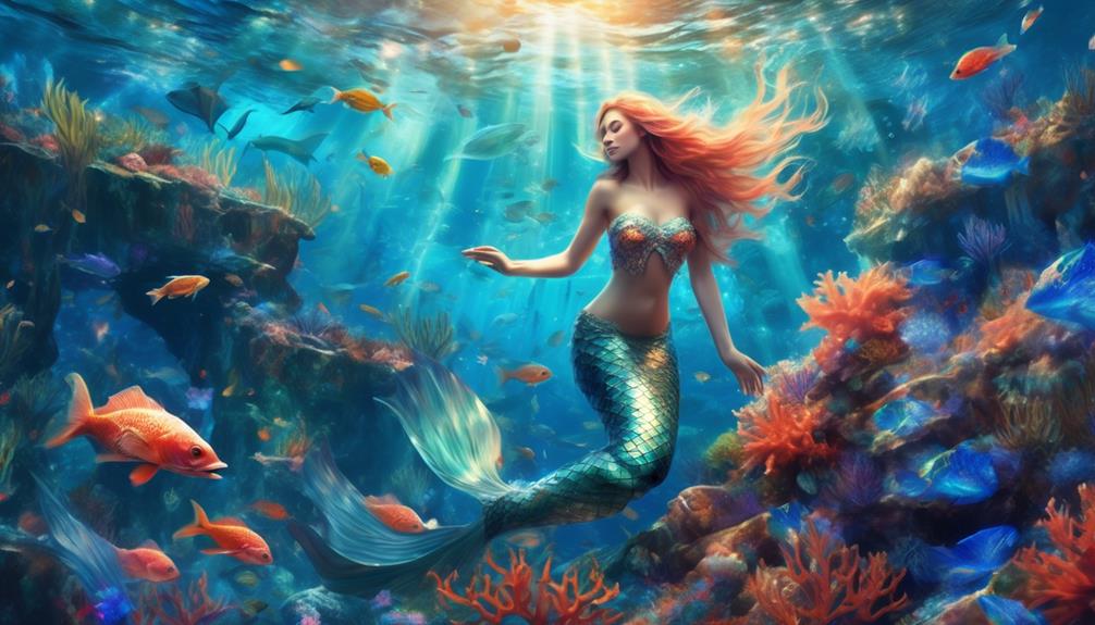 mermaid legends promoting marine conservation