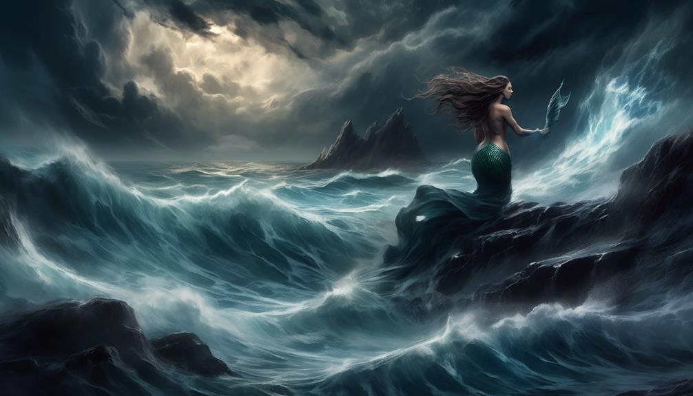 mermaids predicting tempestuous weather