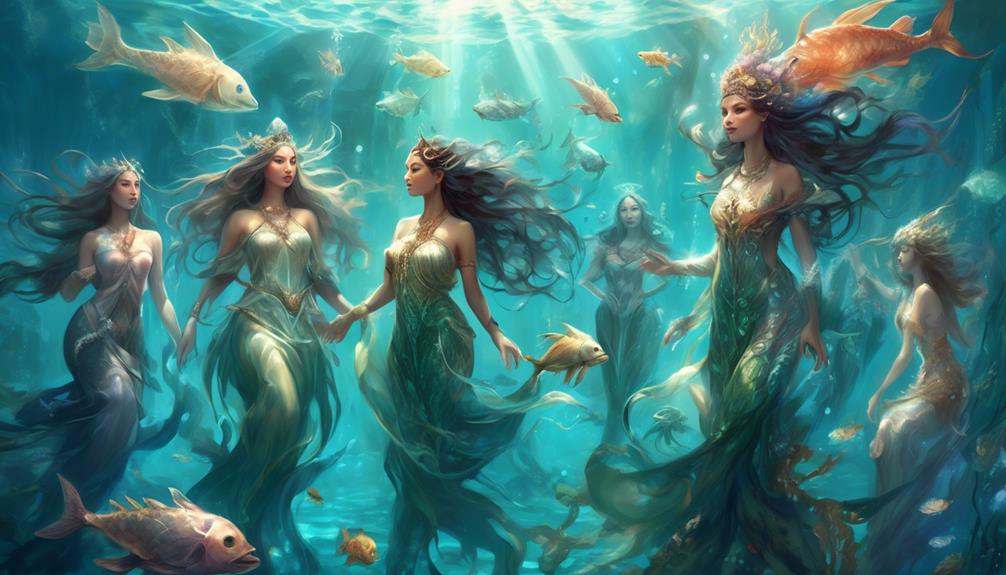 mythical aquatic maidens worldwide