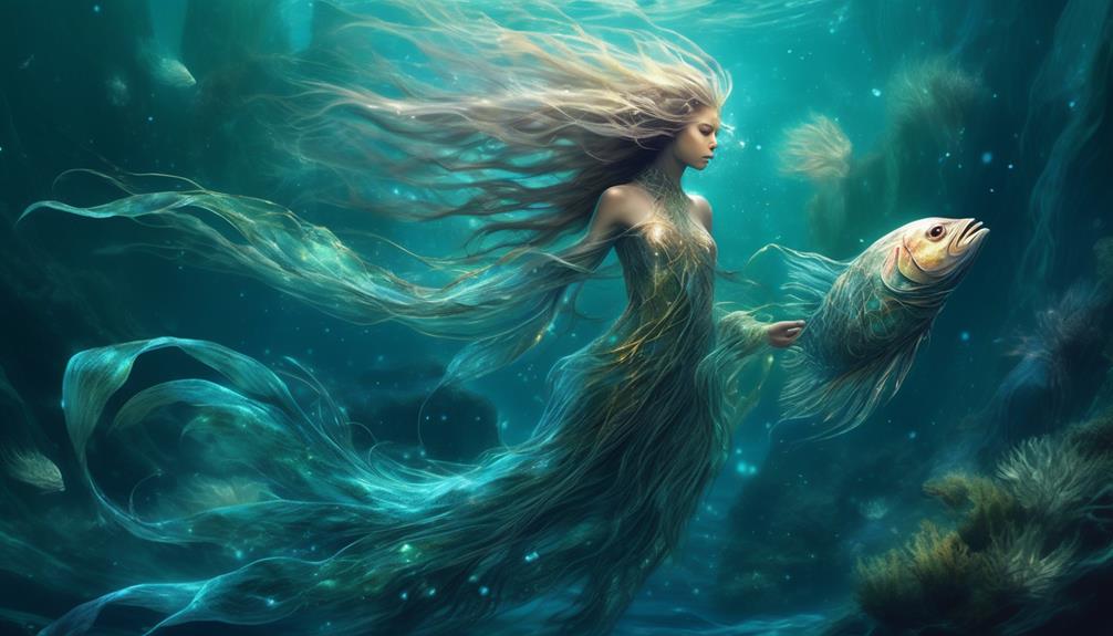 mythical beings resembling merfolk