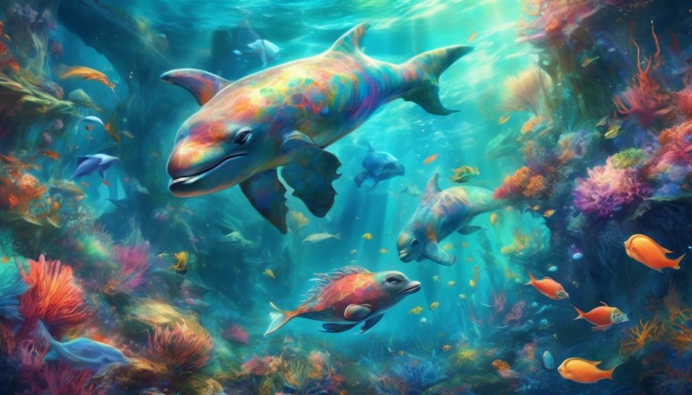 vibrant undersea illustrations for kids books